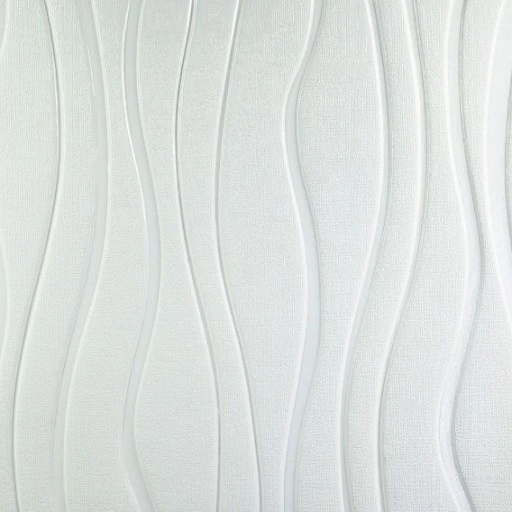 دیوار پوش فومی پشت چسبدار ایرانی طرح موج سفید