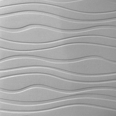 دیوار پوش فومی پشت چسبدار ایرانی طرح موج سفید کپی