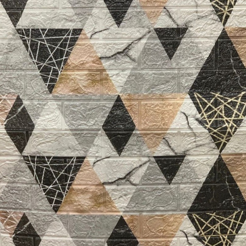 دیوارپوش مدل فومی پشت چسب دار بسته 2 عددی