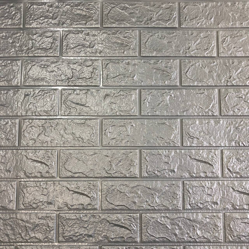 دیوارپوش مدل خودچسب کد AS08 بسته 6 عددی آجر کلاسیک