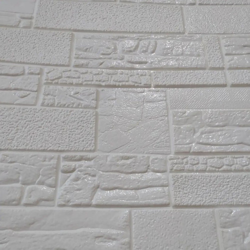 دیوارپوش فومی پشت چسب دار طرح سنگی بلوکی بسته 5 عددی