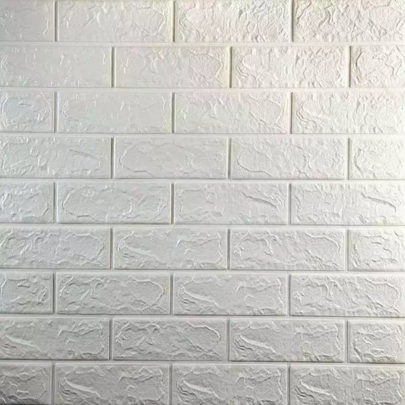 دیوارپوش مدل فومی پشت چسب دارطرح آجری خارجی بسته 2 عددی