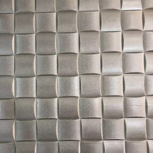 دیوارپوش مدل فومی AS10 بسته 7 عددی مربع طوسی