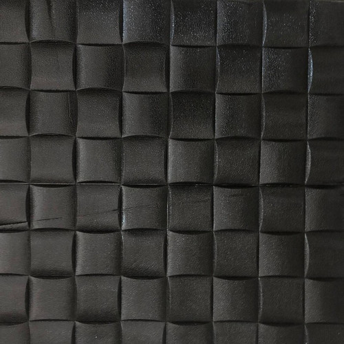 دیوارپوش مدل فومی AS20 بسته 6 عددی مربع مشکی