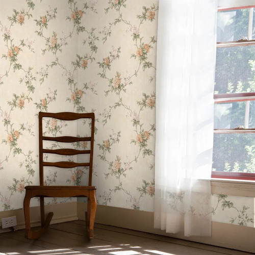 کاغذ دیواری مدل گل دار کد 7082