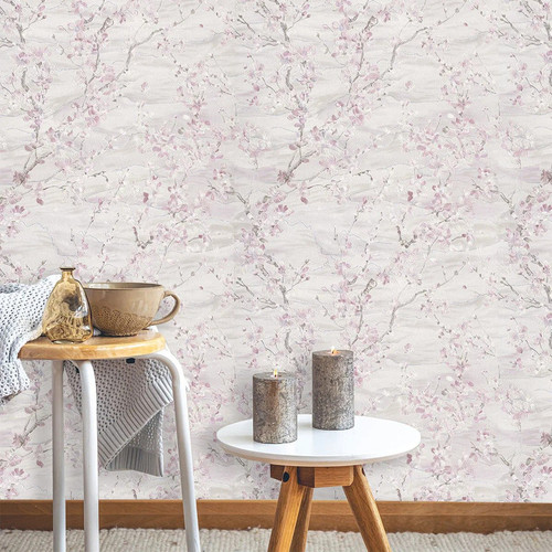 کاغذ دیواری مدل گلدار کد 7020