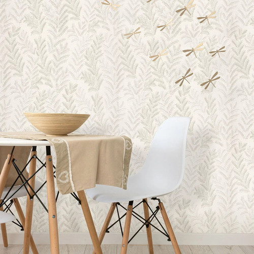 کاغذ دیواری مدل شاخ و برگ 7033