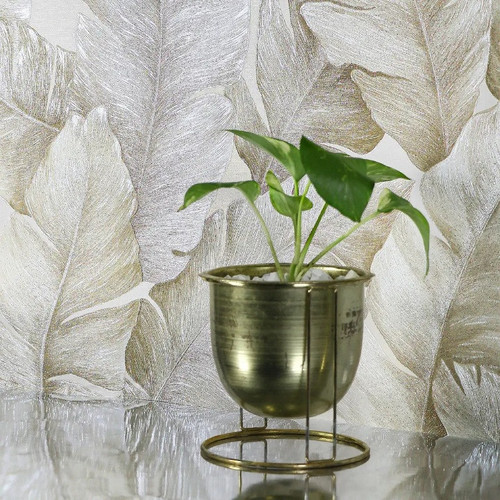 کاغذ دیواری طرح شاخ و برگ کد 6031