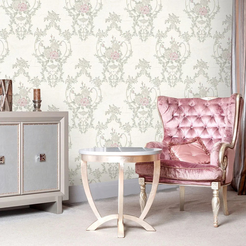 کاغذ دیواری مدل داماسک گلدار کد 5007