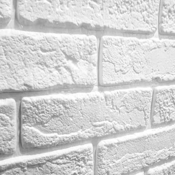 دیوارپوش فومی آجر بهمنی B010 سفید پشت چسبدار