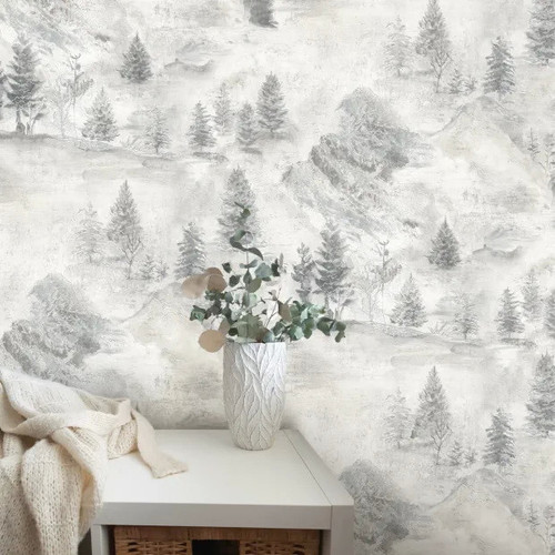 کاغذ دیواری مدل درخت و درختچه کد 8009